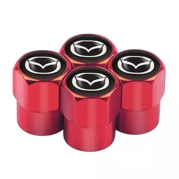4 шт., колпачки для клапанов шин автомобиля, чехол с логотипом, автостайлинг для Mazda 2 3 6 5 Axela Atenza CX 5 CX3 323, эмблемы, аксессуары