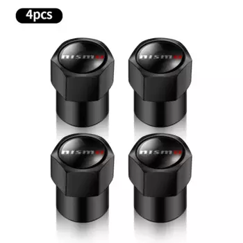 4 шт. колпачки клапанов автомобильных шин эмблема металлическая крышка для Nismo GTR leaf Juke March Note Fairlady Tiida Teana Skyline X-Trail Qashqai