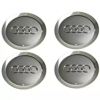 8E0601165H 4E0601165A Эмблема колпака ступицы для Audi A3 A4 B5 A6 S4 B6 TT A8 Quattro 4 шт. Колпаки центра колес Диски Крышка ступицы Автозапчасти