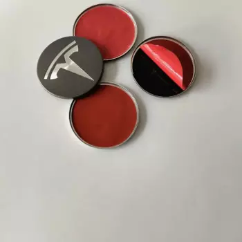 4 шт./компл., 56 мм/57 мм, колпаки для ступиц колес, центральная крышка, эмблемы, наклейка, колпачок для Tesla Model 3 Y S X, несколько цветов