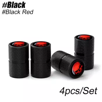 4 шт./компл., алюминиевая крышка штока клапана для колес, подходит для автомобилей, грузовиков, велосипедов, мотоциклов, аксессуаров для украшения велосипедов