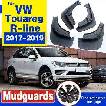 4 шт./компл. автомобильные брызговики для Volkswagen VW Touareg R-line 2017 2018 2019 R Line брызговики брызговики