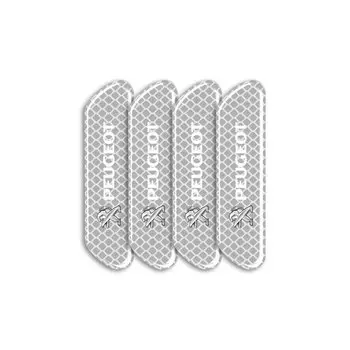 4 шт./компл. автомобильные светоотражающие полосы, предупреждающие наклейки, Стайлинг автомобиля для Peugeot 406 407 408 206 207 208 306 307 308 508, автомобильные аксессуары