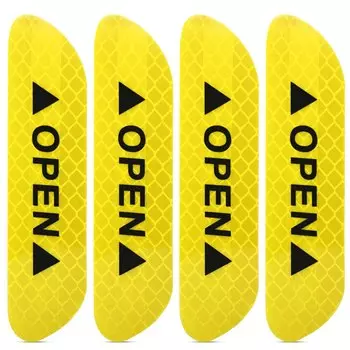 4 шт./компл. автомобильные светоотражающие полосы, предупреждающие наклейки для Kia Ceed Sportage Rio 3 4 Picanto Sorento Borrego Soul, наклейки на дверь автомобиля