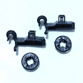 4 шт./компл. черная втулка для капота автомобиля, пригодная для Toyota Corolla E120 9-го поколения 2003-2008 53452-02060 90480-15034