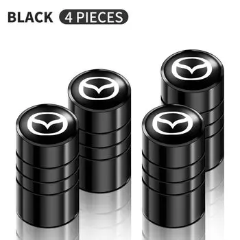 4 шт./компл., цинковый сплав, автомобильные шины, шток клапана, воздушные колпачки, противоугонная герметичная крышка для Mazdas 2 3 MS 6 CX-5 CX5 Artzma 6, автомобильные аксессуары