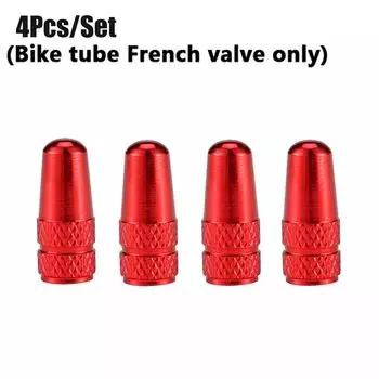 4 шт./компл. цвета радуги, крышка клапана для велосипедных шин, алюминиевые колпачки для клапанов, французская крышка клапана Presta, шапка для велосипедных шин, аксессуары для MTB, новинка