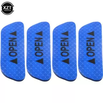 4 шт./компл. наклейки на двери автомобиля, светоотражающая лента для открытия автомобиля, предупреждающая отметка, светоотражающий аксессуар для открытия уведомления, наклейка на мотоцикл, велосипед