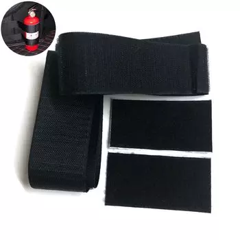 4 шт./компл., ремни для огнетушителей для багажника автомобиля, сумка для хранения, Волшебные Ленты, фиксирующая повязка, кронштейн, наклейки, ремни, крепление для автомобиля