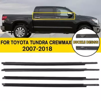 4 шт./компл. уплотнитель окна автомобиля для Toyota Tundra CrewMax 2007-2018