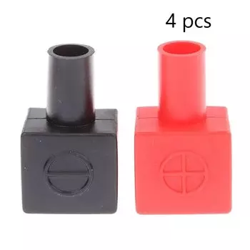 4 шт./комплект, универсальные квадратные мотоциклетные резиновые чехлы