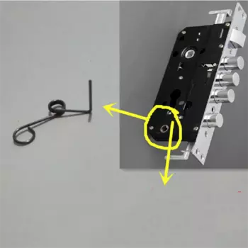 4 шт., корпус замка, замок с отпечатками пальцев, противоугонный дверной замок, пружинная ручка, антиблокировочная ручка, защитный дверной болт, аксессуары, торсионная пружина