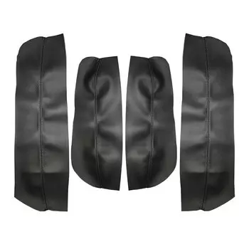 4 шт., кожаные накладки на подлокотники для салона автомобиля Peugeot 3008 2011 2012