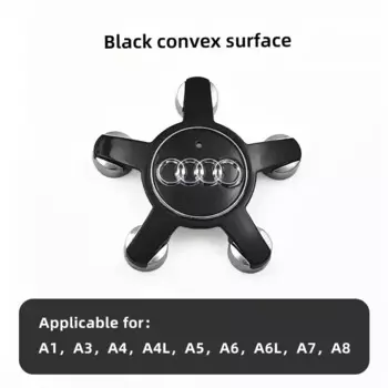 4 шт., крышка ступицы колеса автомобиля, шины, центр обода, замена крышки, декоративные аксессуары для Audi A1 A3 A5 A4 A4L A6 A6L A7 A8, авто эмблема