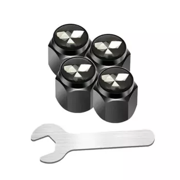 4 шт., легкосплавные колпачки для автомобильных шин, воздушные чехлы для штока колес для Mitsubishi, логотип ASX Ralliart Outlander Lancer Pajero Eclipse Galant EVO