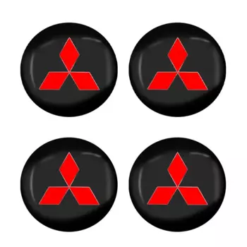 4 шт. логотип автомобиля, новая крышка ступицы колеса, металлическая эмблема, наклейки для Mitsubishi Asx Lancer Pajero 4 Outlander 3 Xl l200 EX10 X Colt Pajero