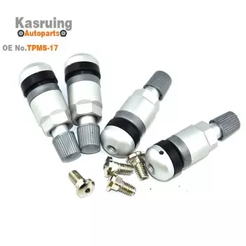 4 шт./лот, алюминиевый клапан TPMS, бескамерный клапан из сплава для датчика системы контроля давления в шинах, комплект для ремонта штока клапана Audi для BMW