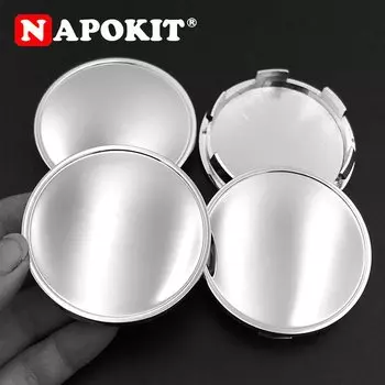 4 шт./лот, хромированная 65 мм центральная крышка колеса автомобиля, колпачки для ступицы обода, пылезащитный чехол, подходит для 60 мм, изогнутый логотип, наклейка, эмблема