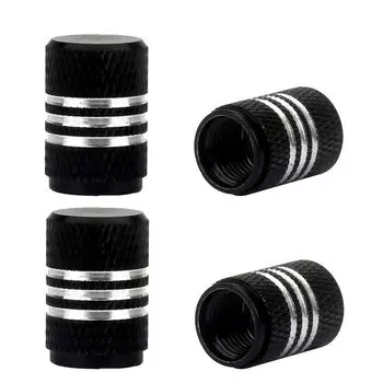 4 шт./лот, колпачки для клапанов штока шин, алюминиевые автомобильные пылезащитные колпачки, колпачки для воздушных клапанов штока колеса