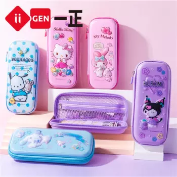 4 шт/лот Sanrio Kuromi мелодия корица карандаш кошка чехол милый карандаш коробки канцелярские принадлежности сумка канцелярские товары школьные принадлежности