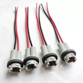 4 шт./лот T15 W16W розетка гнездовой разъем жгуты проводов автомобильные резервные/задние фары адаптер цоколя лампы