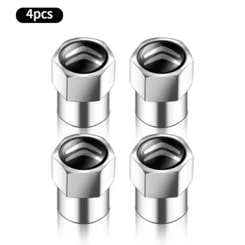 4 шт. металлические автомобильные колпачки для воздушных клапанов шин, колпачки для Citroen C1 C2 C3 C4 C5 C6 C8 C4L DS3 DS4 DS5LS DS6 Berlingo PICASSO