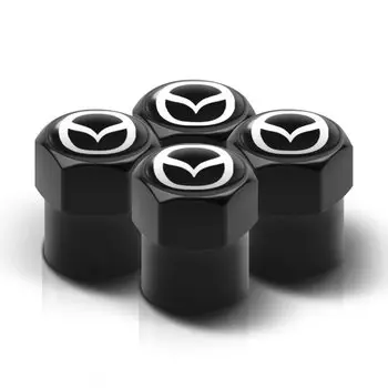 4 шт. металлические колеса автомобиля, воздушные колпачки для шин, пылезащитные колпачки, болтовые аксессуары для Mazda Speed MS 3 6 CX-3 CX-5 CX-8 Demio MPS Axela Atenza