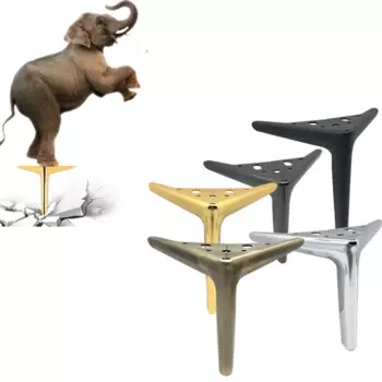 4 шт., металлические ножки для мебели, 12/15/19 см