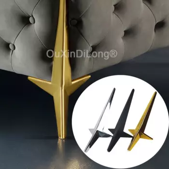 4 шт., металлические ножки для мебели, 45 см