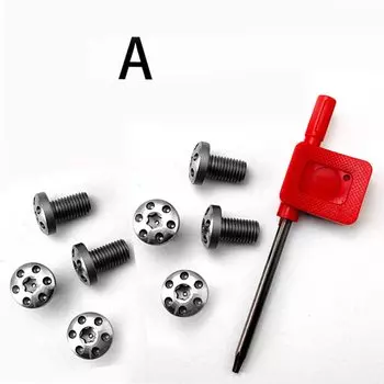 4 шт., новые индивидуальные винты с ручками 1911, нержавеющая сталь, винт T8 с ЧПУ, 1911, жареный синий гвоздь