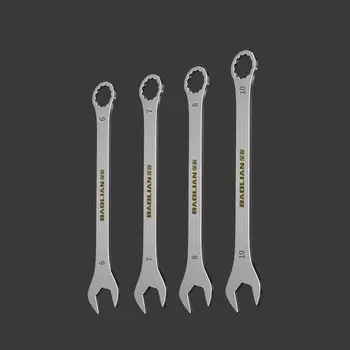 4 шт. ультратонкие двойные гаечные ключи из нержавеющей стали 6-10 мм