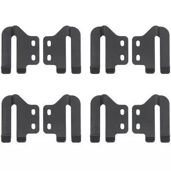 4 шт./партия, кожаные гибридные клипсы Kydex