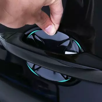 4 шт./партия, прозрачная защитная пленка на автомобильные ручки для Ford Focus Fusion Escort Kuga Ecosport Fiesta Falcon EDGE/