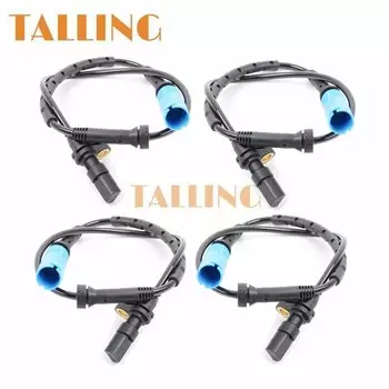 4 шт. передняя/задняя ось левая/правая ABS Датчик скорости колеса для BMW X5 E53 2000-2006 3Pin 34526756379 34526756380