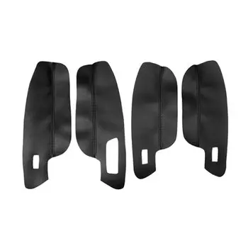 4 шт., подлокотник из микрофибры для дверей автомобиля, для VW Golf 7, 2014, 2015, 2016, 2017, 2018