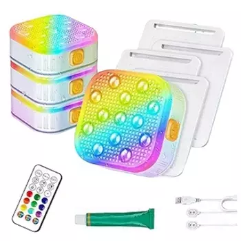 4 шт. Подводные светильники для бассейна IP68