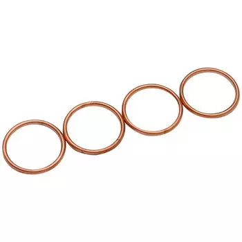 4 шт., прокладки для выхлопных труб Honda Pacific Coast PC800 1990 Rebel 1100 ABS DCT 2021-2023 VT1100 Shadow 1990-2007