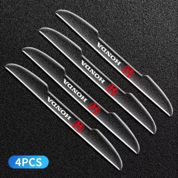 4 шт., прозрачные защитные наклейки на дверь автомобиля для Honda Civic Fit Jazz Accord CRV HRV City Odyssey Passport, 4 шт.