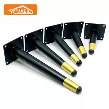 4 шт., прямые ножки для металлической мебели, 10-55 см