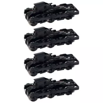 4 шт., пружины Bogies, металлические колеса, масштаб 1:87, роликовый подшипник