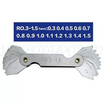 4 шт. Радиусные манометры ETOPOO из нержавеющей стали