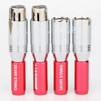 4 шт., разъемы для кабеля XLR с родиевым покрытием Preffair, разъемы XLR, сбалансированный разъем XLR, кабель AUdio «сделай сам»