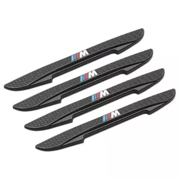 4 шт. резиновая полоса бампера, наклейка с эмблемой предотвращения столкновений на дверь автомобиля, наклейка для BMW X1 X2 X3 X5 X4 X6 X7 G30 G20 G32 G11 G12 F40 F30 F20 F10