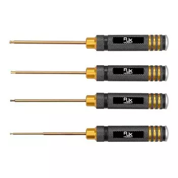 4 шт. RJX шестигранный шариковый наконечник 1,5 2,0 2,5 3,0 мм штифт отвертки для FPV радиоуправляемых моделей автомобилей лодок самолетов