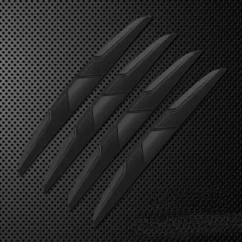 4 Шт., Силиконовые Защитные Накладки На Край Двери, Защитные Наклейки Для Автомобиля