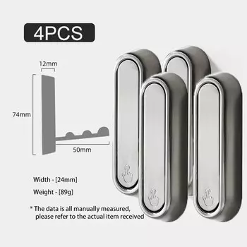 4 шт. складные крючки BOUSSAC из цинкового сплава