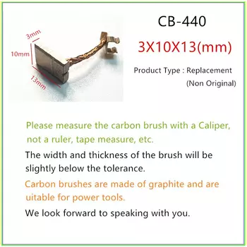 4 шт., сменные угольные щетки Makita DF347DWE DDF446RFE DDF458RFE/Z DHP456RFE BHP444