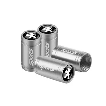 4 шт., спортивный значок автомобиля, эмблема, наклейки, наклейка на колесо, крышка клапана для шин для Peugeot 206 307 308 3008 207 208 407 508 2008 5008 107 106