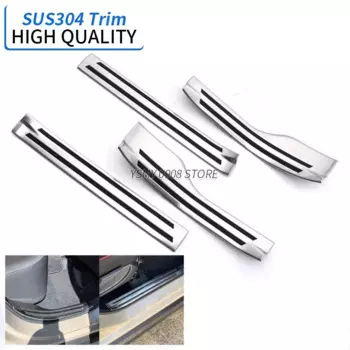 4 шт. Стайлинг автомобиля аксессуары из нержавеющей стали Декоративная Накладка на порог Nerf бары и подножки для Raize A200A/210A 2020