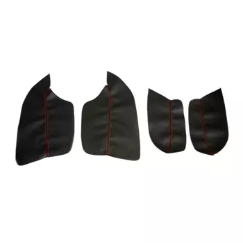 4 шт. Стайлинг автомобиля интерьер микрофибра кожаная Дверная панель подлокотник наклейка Накладка для Mitsubishi ASX 2013 2014 2015 2016